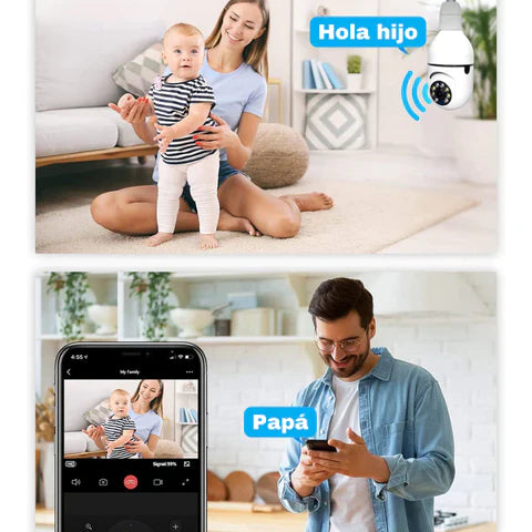 📹SUPER CAMARA BOMBILLO 360°