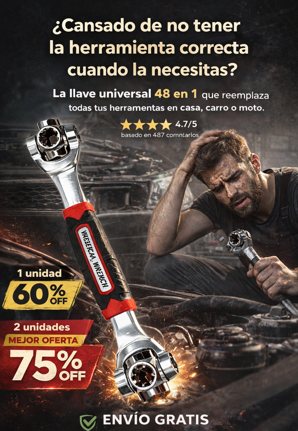 SUPER LLAVE MULTIFUNCIONAL 48 EN 1